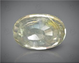 Natural Unheated & Untreated Certified Yellow Sapphire (Pokhraj) 6.89 CRT ( 63219 )